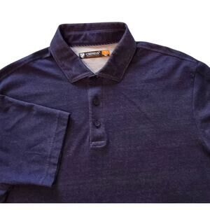 Cremieux Black Label Performance Polo Shirt, Navy Blue, size Large